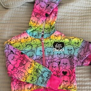 Justice Care Bears Rainbow Gradient Zip Hoodie